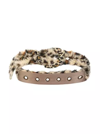 Faux Fur Leopard Belt – Pixies Bite