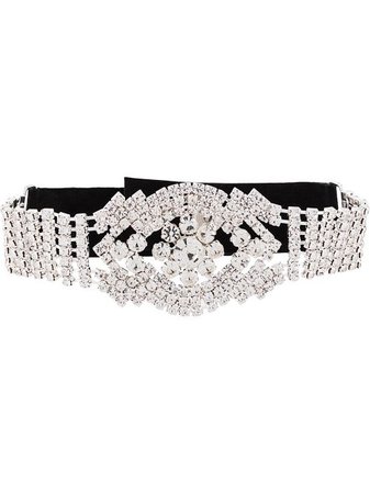 Shop Manokhi rhinestone choker necklace with Express Delivery - FARFETCH