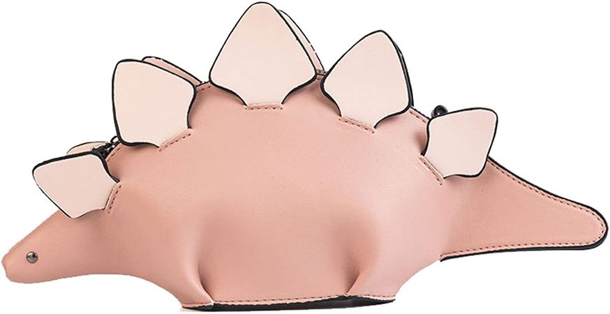 MILATA Dinosaur Shape Cross Body Bag Women Pu Leather Chic Clutch Purse for Girls (pink): Handbags: Amazon.com