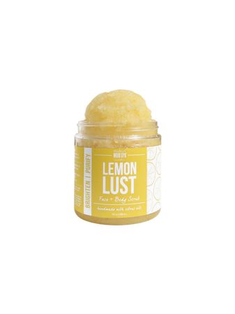 lemon lust body face scrub