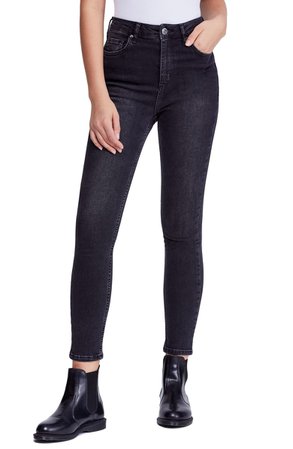 BDG Urban Outfitters Pine High Waist Skinny Jeans (Carbon) | Nordstrom