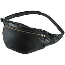 black waistbag