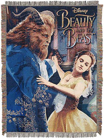 Disney's Beauty and The Beast, Ballroom Waltz Woven Tapestry Throw Blanket, 48" x 60", Multi Color: Amazon.ca: Home & Kitchen