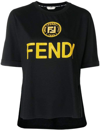 embellished FF logo T-shirt