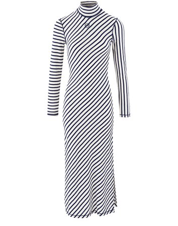 Women's Long striped dress | LOEWE | 24S