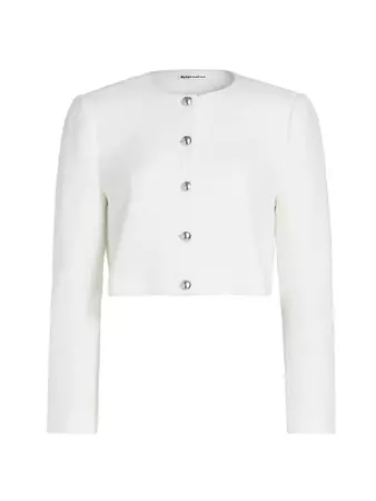Shop Reformation Trista Tweed Jacket | Saks Fifth Avenue