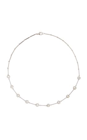 One-Of-A-Kind 18k White Gold Diamond Necklace By Maria Jose Jewelry | Moda Operandi