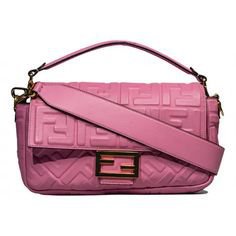 fendi Baguette leather bag Fendi Pink in Leather | ShopLook