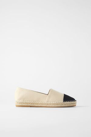 ESPADRILLES WITH CONTRAST TOE | ZARA United States