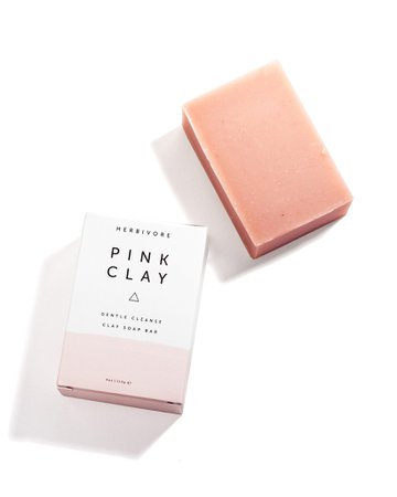 Pink Clay Cleansing Soap - Herbivore