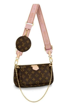 Louis Vuitton Pochette Clair Pink Monogram Bag