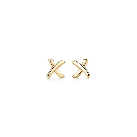Paloma's Graffiti X earrings in 18k gold
