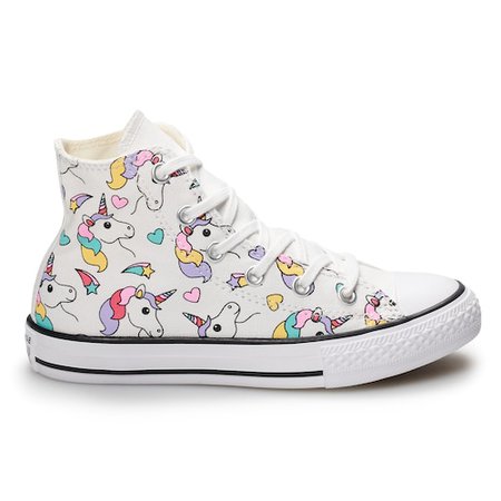 Girls' Converse Chuck Taylor All Star Unicorn Rainbow High Top Shoes