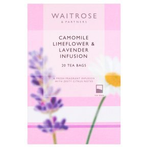 Waitrose Camomile Limeflower, Lavender Infusion 20 Tea Bags | Waitrose & Partners