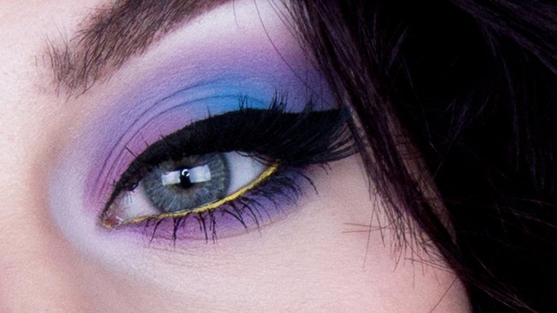 Pastel Goth Eye Makeup #1