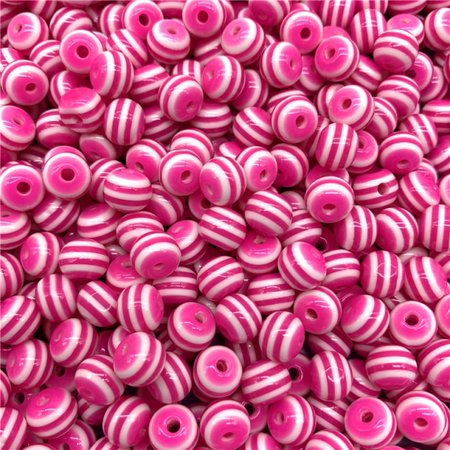 6mm 8mm 10mm Resin Spacer Beads Round Beads Stripe Spacer Beads For Jewelry Making DIY Bracelet Necklace Accessories|Beads| - AliExpress