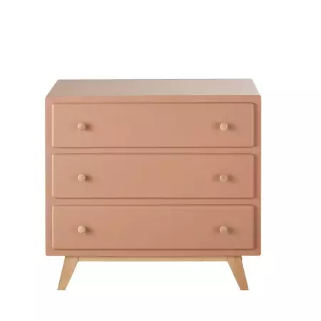 Terracotta 3-drawer dresser compatible with changing table Sweet | Maisons du Monde