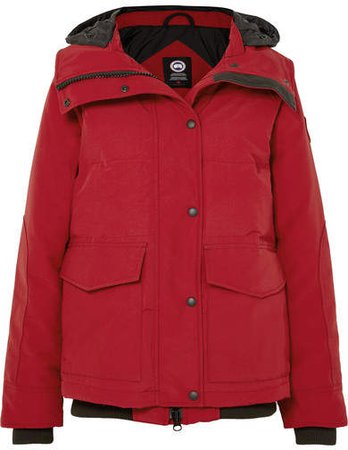 Deep Cove Quilted Shell Down Jacket - Red