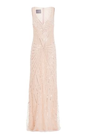 Embroidered Tulle Gown By Monique Lhuillier | Moda Operandi