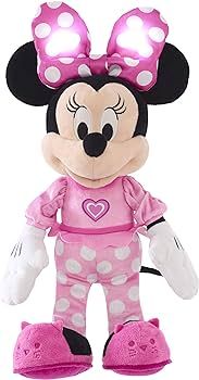 Amazon.com: Minnie Mouse Happy Helpers Singing Plush, Officially Licensed Kids Toys for Ages 3 Up by Just Play : Toys & Games