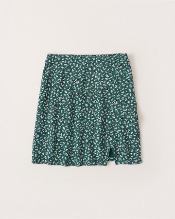 Womens Side-Slit Mini Skirt | Womens | Abercrombie.com