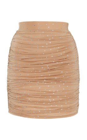 Benson Crystal-Embellished Ruched Mini Skirt By Alex Perry | Moda Operandi