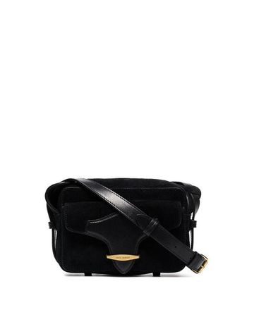 Isabel Marant Wasy Suede Crossbody Bag in Black - Save 15% | Lyst