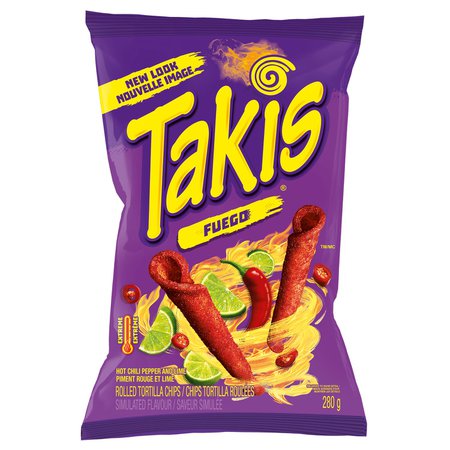 TAKIS® Fuego Spicy Chili Pepper and Lime Rolled Tortilla Chips | Walmart Canada