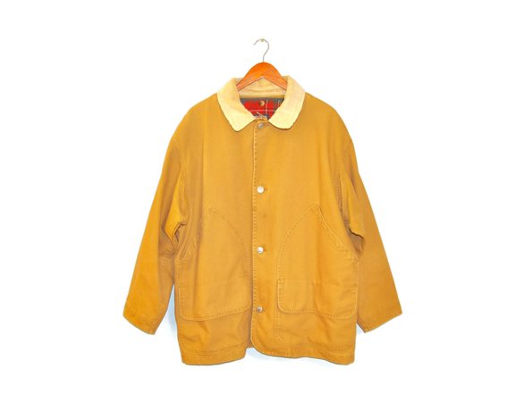 Vintage 1990's Nautica Men's Work Coat Jacket Tan | Etsy