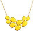 AmazonSmile: JANE STONE Yellow Bubble Bib Necklace Fancy Chunky Necklace Fashion Jewelry Statement Necklace Evening Party Jewellery(Fn0564-Yellow): Strand Necklaces: Gateway