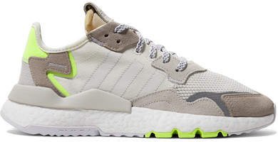 Nite Jogger Ripstop, Mesh And Suede Sneakers - Off-white