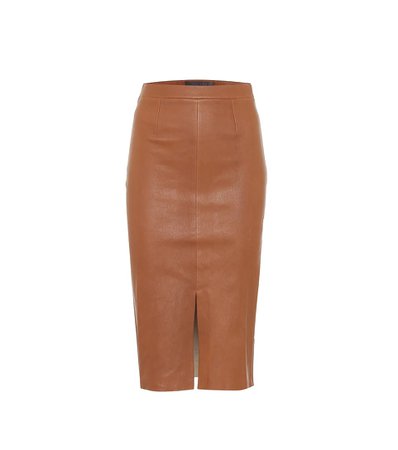 Carmen Leather Pencil Skirt | Stouls - Mytheresa