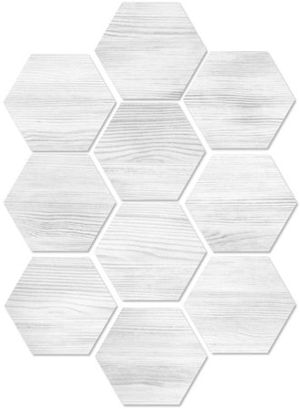 ome Furnishings Self Adhesive Hexagonal Floor Tile Sticker Non-Slip Wood Texture Tile Paper for Kitchen Bedroom Bathroom Balcony, Waterproof Vinyl (10 Pcs/ 1 Set): Amazon.ca: Home & Kitchen