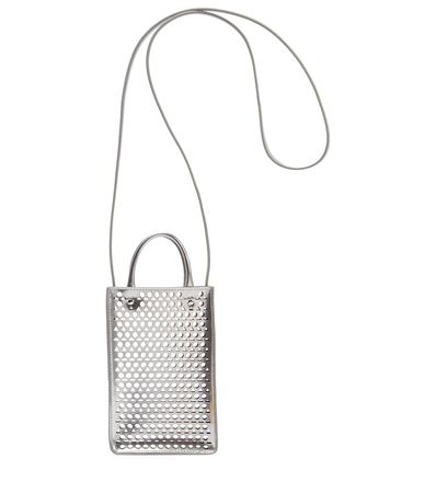 Alaïa - Garance leather phone pouch | Mytheresa