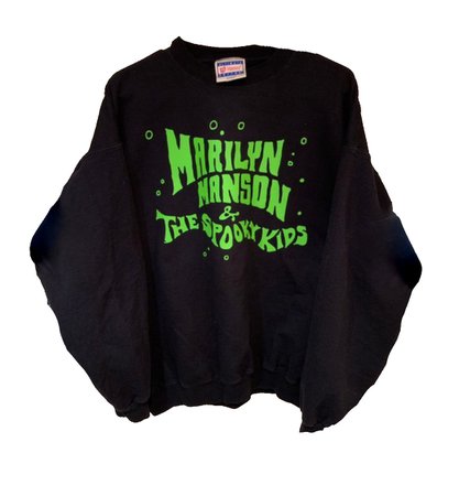 marilyn manson and the spooky kids crewneck