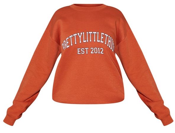 plt orange sweatshirt