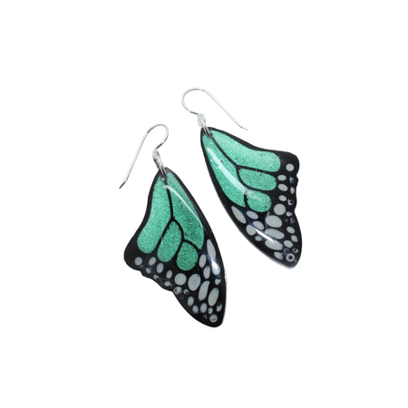 AVA Goldworks Butterfly Wing earrings