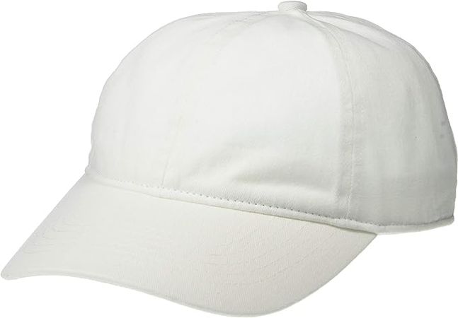 Amazon.com: Amazon Essentials Unisex Baseball Cap, White, One Size : Clothing, Shoes & Jewelry