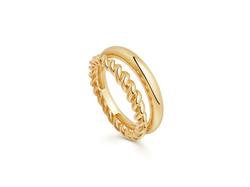 Gold Radial Ring | 18ct Gold Vermeil | Missoma | Missoma Limited