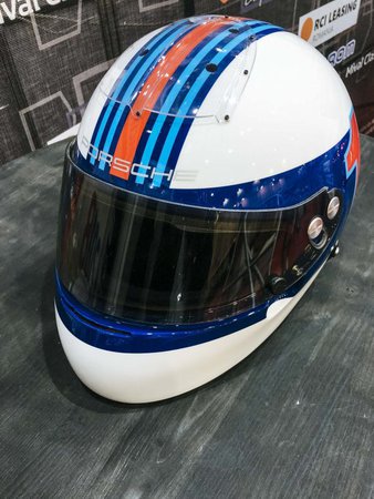 race car helmet martini