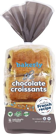 Amazon.com: bakerly Chocolate Croissants, 9.52 oz. : Grocery & Gourmet Food