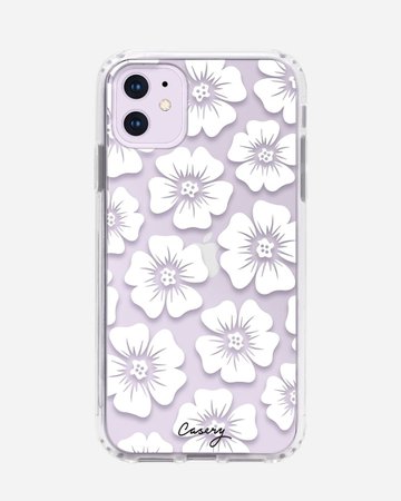 Gardenia Party Protective Clear Case for iPhone 11 | Casery