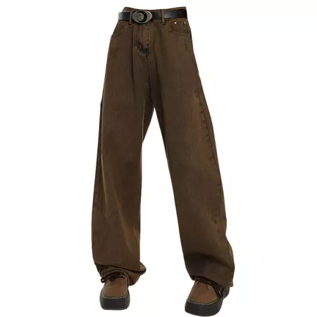The Problem Child Brown Jeans | BOOGZEL CLOTHING – Boogzel Clothing