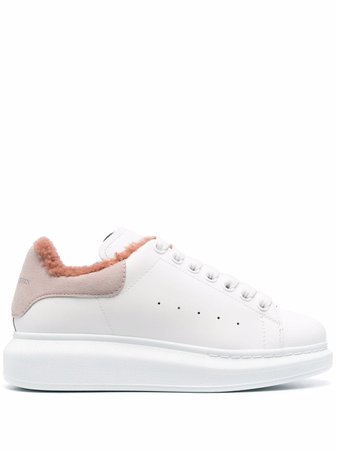 Shop Alexander McQueen oversized low-top sneakers with Express Delivery - FARFETCH