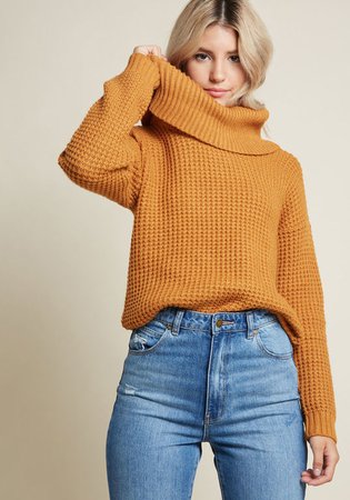 Oh My Cozy Cowl Neck Sweater | ModCloth