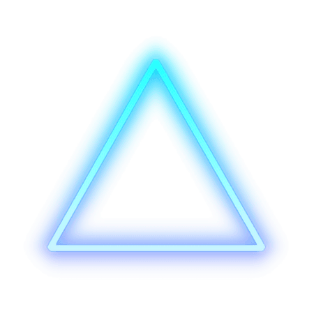 neon triangle - Sticker by Parietal Imagination Art