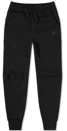 Nike tech fleece joggers black