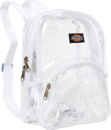 dickies clear mini backpack