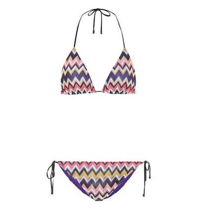 Crochet halterneck bikini