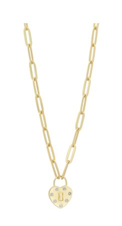 Locked in Love Chain Link Necklace
